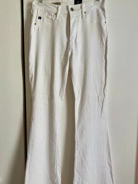 AG Adriano Goldschmied Women's The Janice Petite High-Rise Flare Size 26P